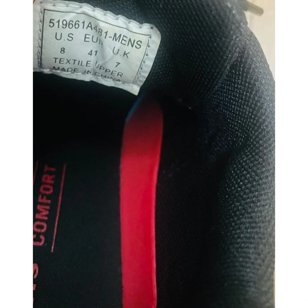 Levi's Mens‎ Black Canvas Low Top Sneakers Casual Shoes Size 8